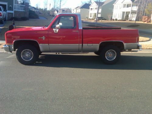 1985 chevrolet short bed silverado 4x4