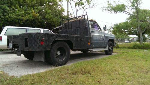 1981 gmc sierra grande 3500 1 ton dually,454,4 speed,4:11 gears,work truck.chevy