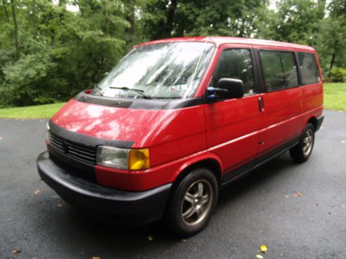 1993 volkswagen eurovan mv standard passenger van 3-door 2.5l