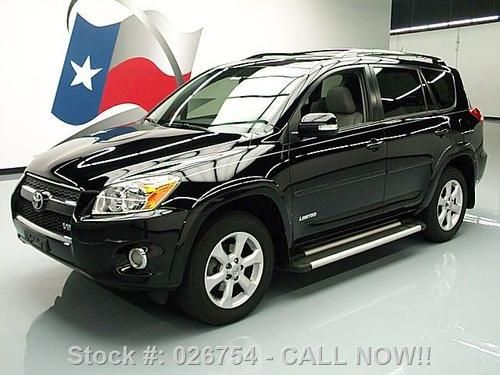 2010 toyota rav4 lt v6 sunroof htd leather rear cam 29k texas direct auto