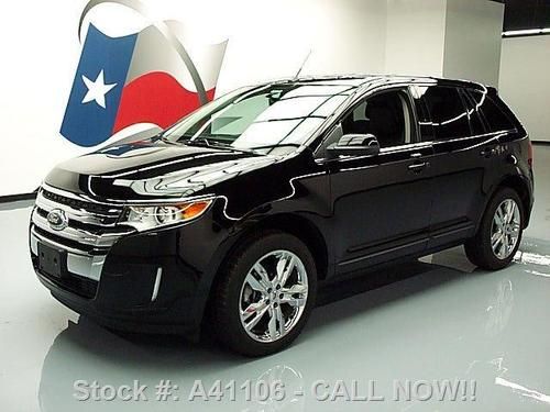 2012 ford edge ltd heated leather rear cam 20's 9k mi! texas direct auto