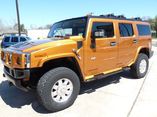 2006 hummer h2 limited edition  "orange" 4x4