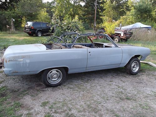 1965 chevelle  convertible project car hot rod muscle car malibu ss