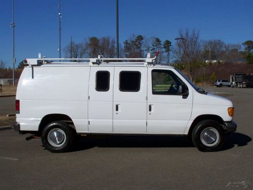 2005 ford e-series van 1-owner 1-ton e350 rare short body 6.0l powerstroke wagon