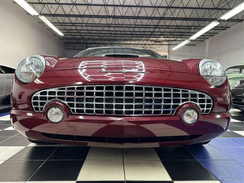 2004 ford thunderbird deluxe - 40k miles - desirable merlot color!