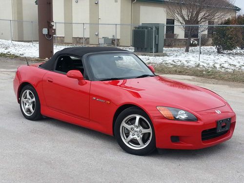 2002 honda s2000 convertible 6 speed free shipping