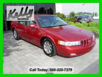 2000 sts heated leather seats bose sunroof onstar wood trim chrome wheels cd