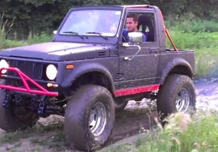 1988 suzuki samurai fully street legal rock crawler - lifted, over sized tires