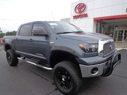 2008 toyota tundra crewmax 5.7l v8 4x4 lift kit wheels tires navigation video