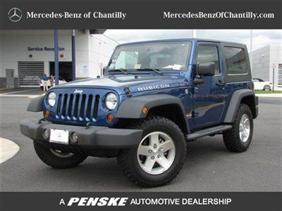 09 jeep wrangler rubicon*hard top*automatic*pwr windows*hitch*36k mls