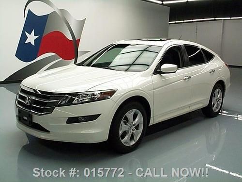 2010 honda accord crosstour ex-l awd sunroof nav 19k mi texas direct auto