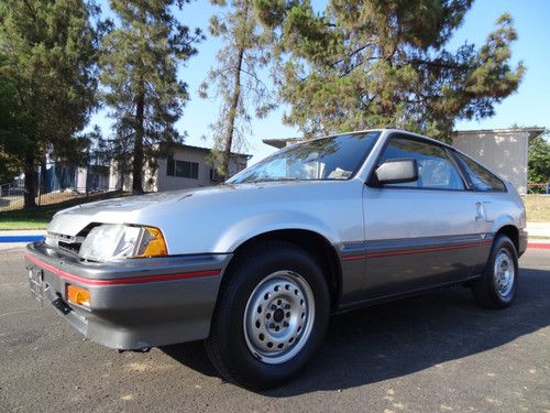 1 owner 87 honda crx civic hf hatchback coupe 1.5l 4cyl 81k original miles mpg