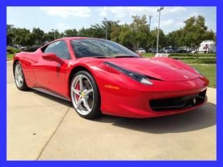 Ferrari 458 italia, loaded, nav, b/u cam, daytona seats, carbon fiber!!!!!!!