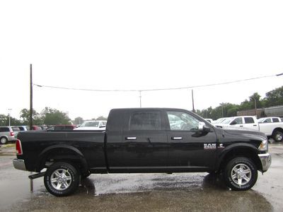 Brand new sleek black 2013 ram 2500 laramie mega cab diesel pick up truck