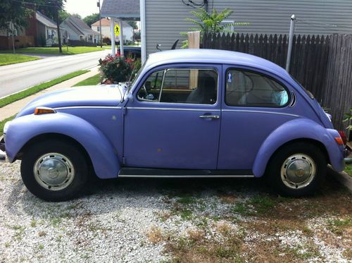 1972 volkswagen beetle, runs, needs repairs