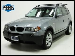 2005 bmw x3 awd suv panormaic roof heated seats cd 56k miles one owner!