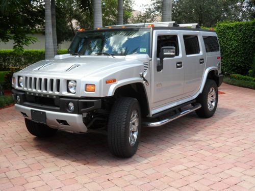 Find used 2009 Hummer H2 Silver Ice Limited Edition SUV under 11k Miles ...