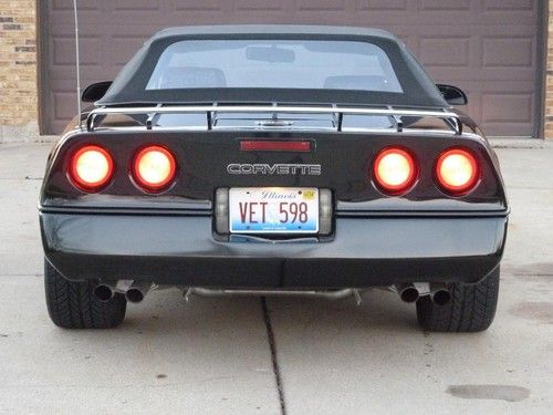 1989 corvette convertible, automatic, triple black, low millage