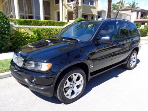 Florida 02 x5 4.4l suv clean autocheck history all wheel drive no reserve lqqk !