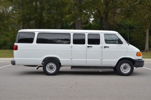 1999 dodge ram van 3500 passanger van bus shuttle 5.9l custom bucket seating