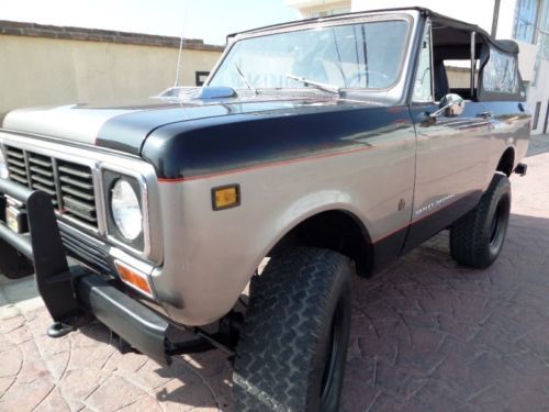 1976 international harvester scout ii, 4x4, harlet davidson edition