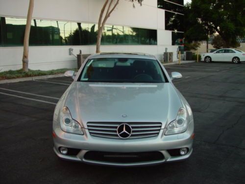 2007 mercedes benz cls550 silver/black p2 pkg  amg pkg with low mils no reserve