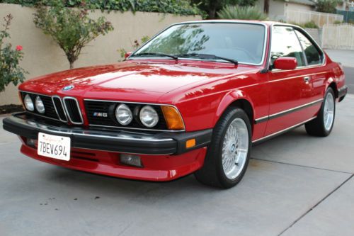 1987 bmw m6 base coupe 2-door 3.5l