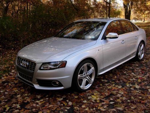 Perfect as-new 2010 audi s4 premium plus loaded 13k mi warranty $3k incl w/bin!!