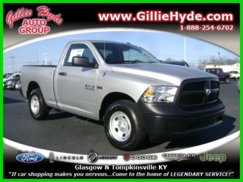 New 2013 dodge tradesman 4x4 4wd 5.7l hemi v8 tow package short bed single cab