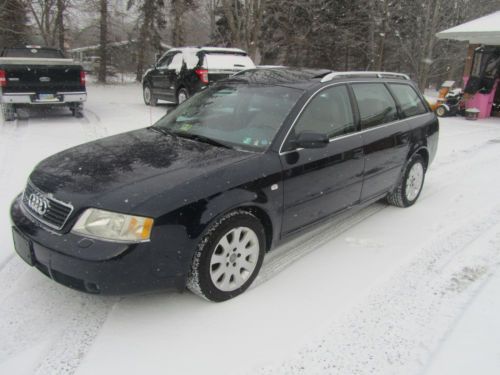 2000 audi a6 avant quattro wagon new tires rust free no reserve!!! $.01 start!!!