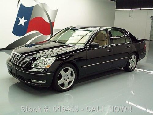 2005 lexus ls430 sunroof vent seats nav rear cam 56k mi texas direct auto