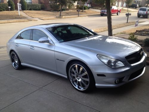 2006 mercedes benz silver cls55 amg cls 55