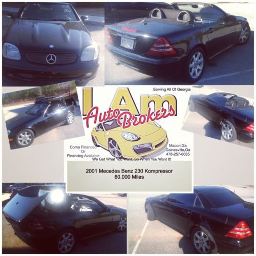 2001 mercedes-benz slk230 kompressor convertible 2-door 2.3l