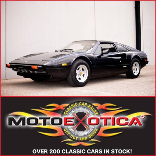 1980 ferrari 308 gtsi - black on black! - targa - 2.9l - sounds amazing! - video