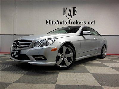 2010 e550 coupe sport-clean carfax-p02 pkg-navi-camera-pano-kyls go