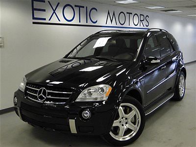 2007 mercedes ml63 amg!! nav rear-cam keyles.go a/c&amp;htd-sts xenons 503hp 20&#034;whls