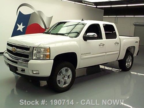 2010 chevy silverado lt crew 4x4 lifted rear cam 45k mi texas direct auto