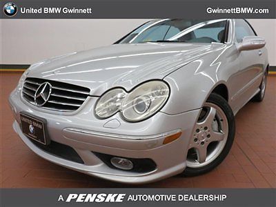 Clk500 2dr coupe 5.0l clk-class automatic gasoline 5.0l 8 cyl brilliant silver m