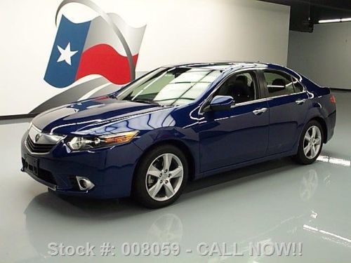 2013 acura tsx sunroof htd leather paddle shift only 8k texas direct auto