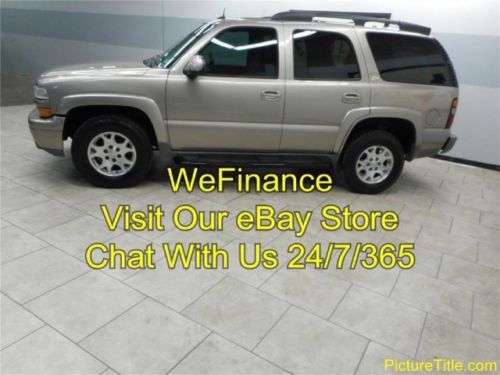 02 tahoe z71 4x4 leather rear a/c carfax certified we finance texas