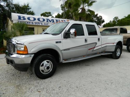 2001 ford f-350 crew 4x4 7.3 turbo-diesel drw