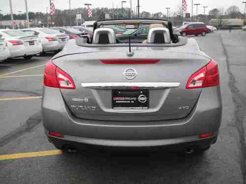 Sell Used 2011 Nissan Murano Awd Crosscabriolet Convertible 2 Door 35l