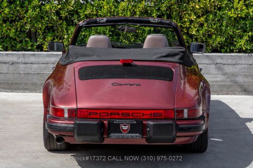 1986 porsche carrera cabriolet