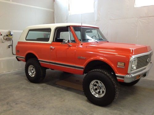 1972 chevrolet blazer base sport utility 2-door 350cu in.