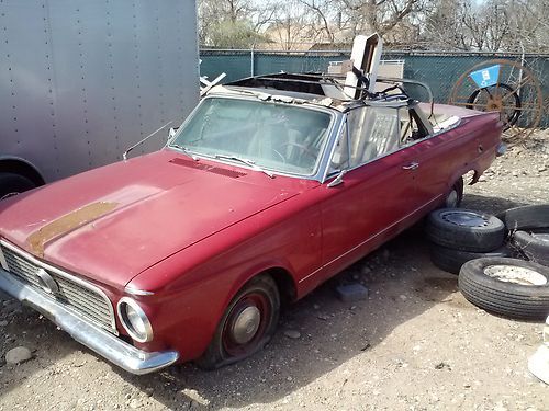 Plymouth valiant convertable