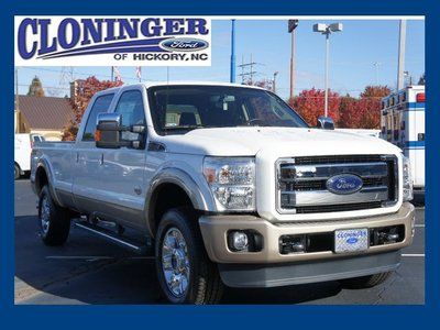 2012 ford f-350 diesel 6.7l 4x4 lariat king ranch 5k nav full warranty