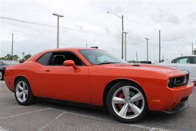 2009 orange dodge challenger srt8  2door coupe