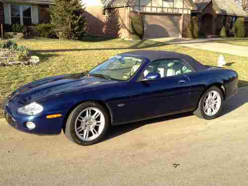 Sell used 2001 Jaguar XK8 Convertible -Low mileage Pacific Blue with ...