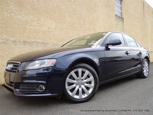 2011 audi a4 quattro premium warranty leather satellite radio plus wheel upgrade