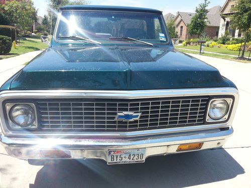 1972 chevy truck c10, 1990's stepside bed